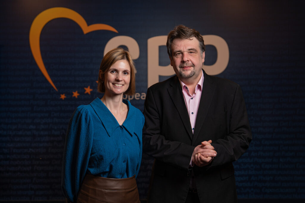 President Dennis Radtke and Secretary-General Liesbet Sommen